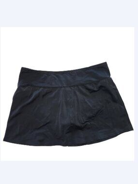 Lands' End Black Swim Bottom Skirt Plus Size 18